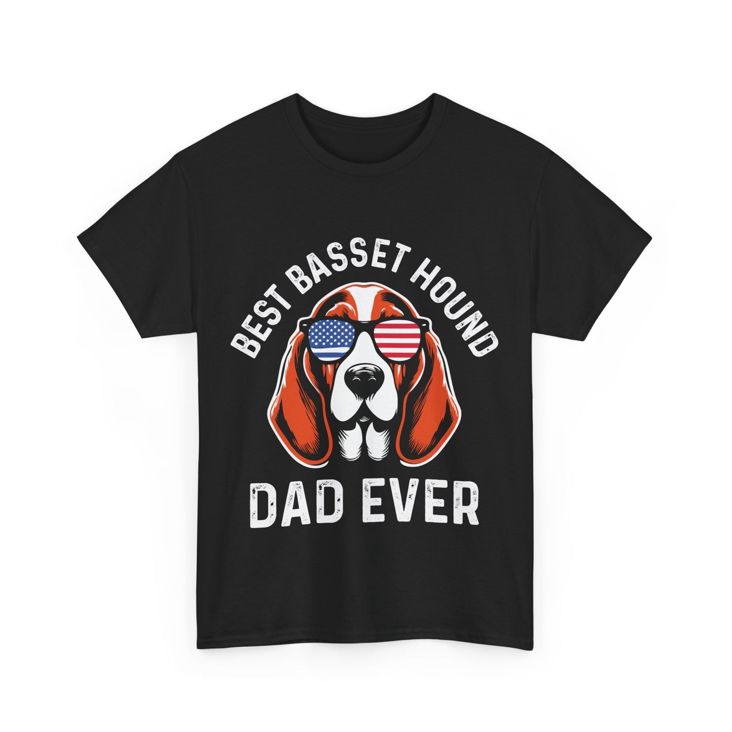 Best Basset Hound Dad Ever Short Sleeve Tee