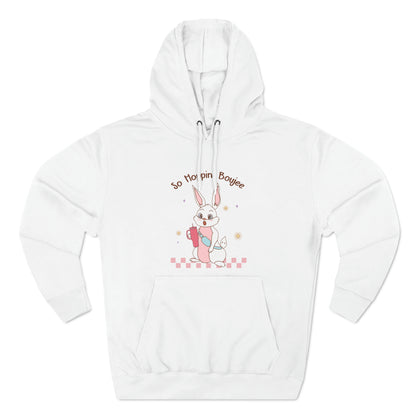 So Hoppin' Boujie Rabbit Easter Pullover Hoodie