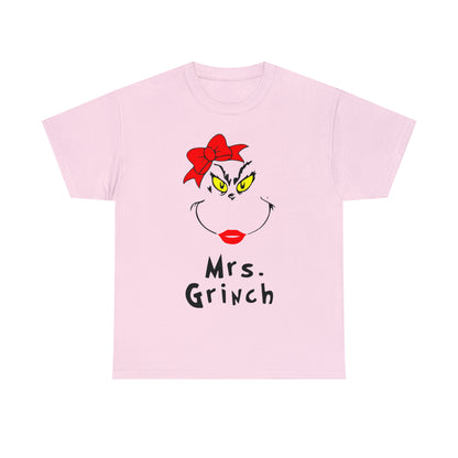 Mrs Grinch Christmas Short Sleeve Tee