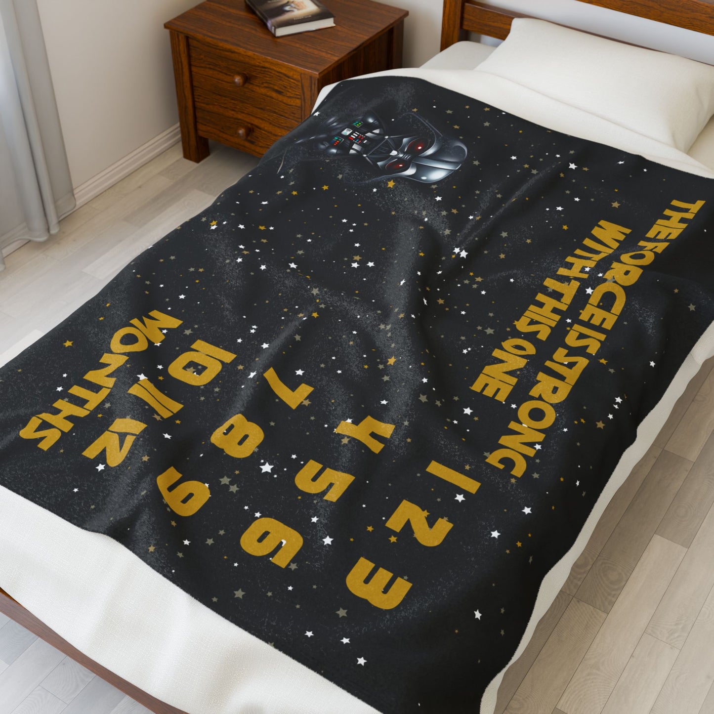 Force is Strong Velveteen Plush Blanket