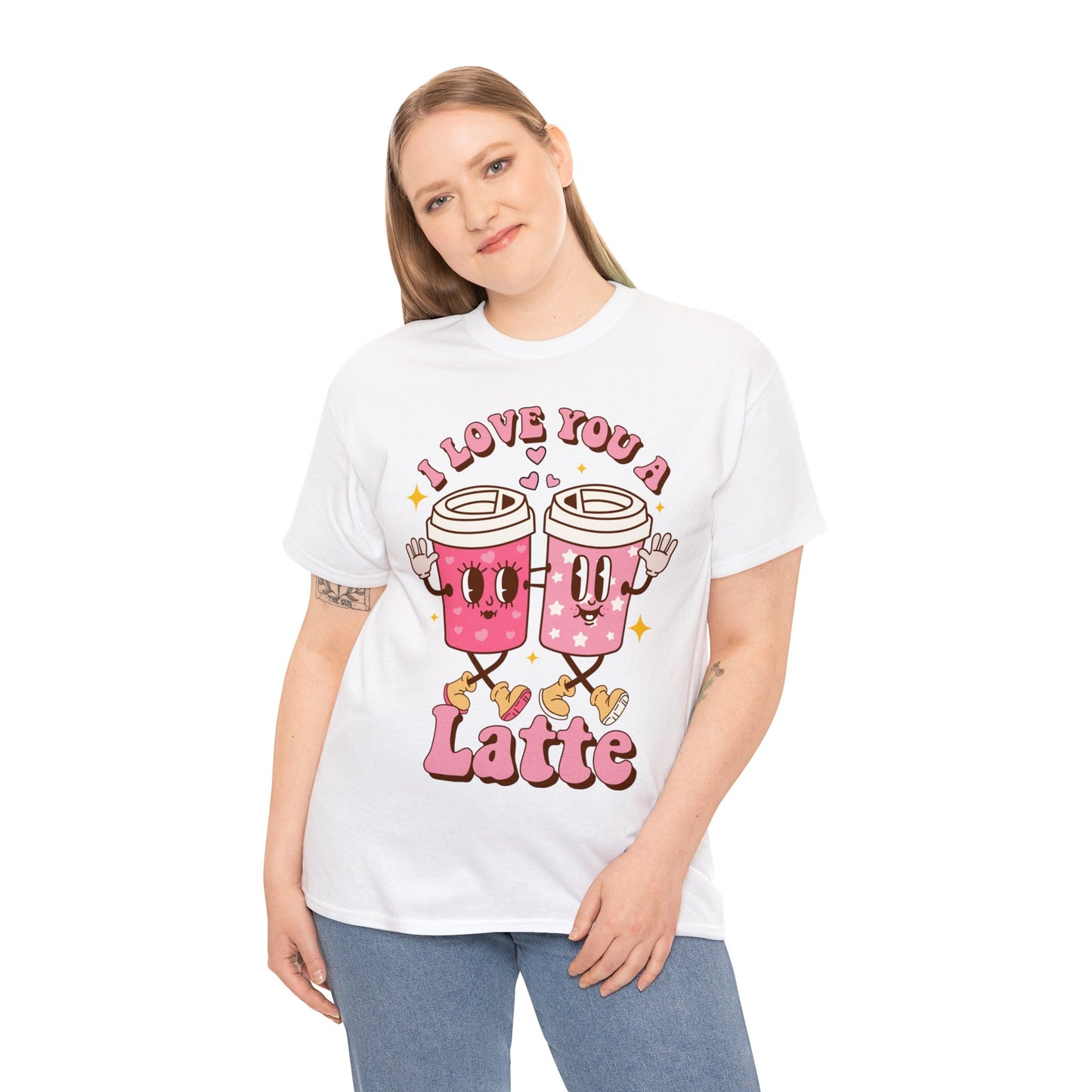 I Love You a Latte Valentine Short Sleeve Tee