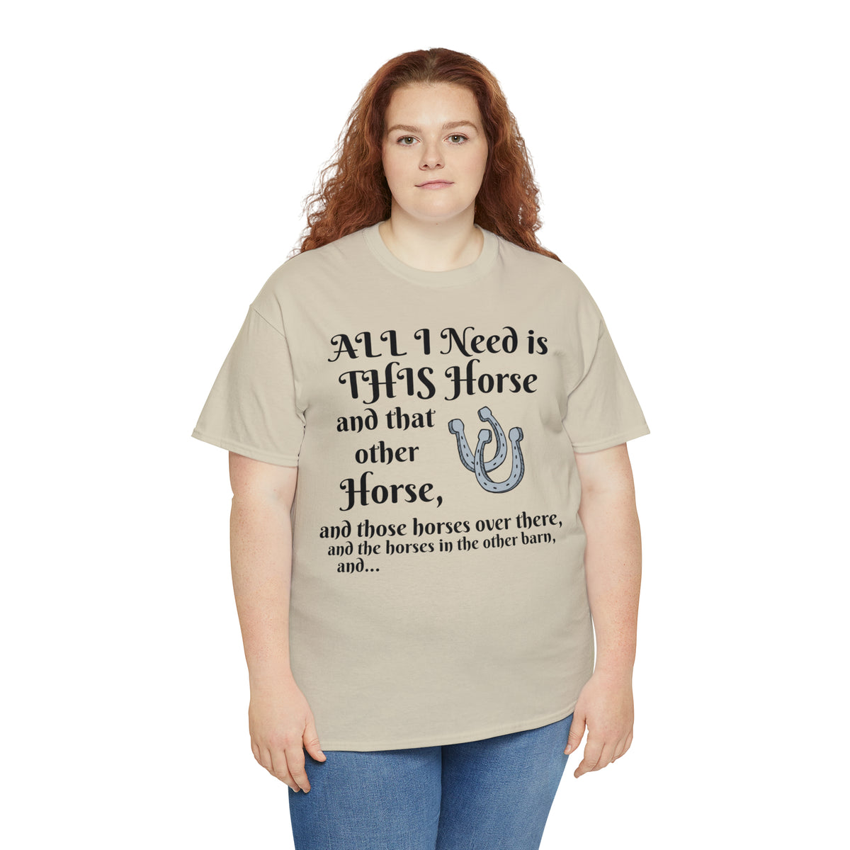 All the horses shirt Unisex Heavy Cotton Tee