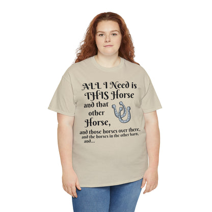 All the horses shirt Unisex Heavy Cotton Tee