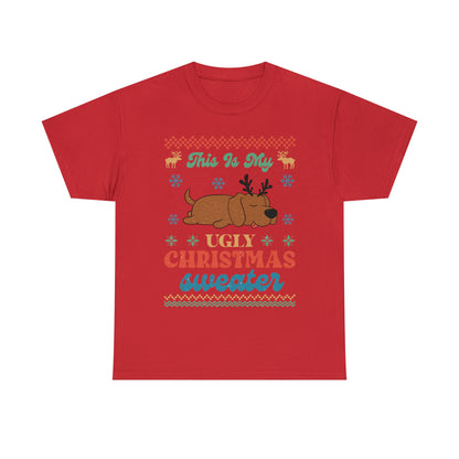 This is My Ugly Christmas Sweater Labrador Short Sleeve Tee