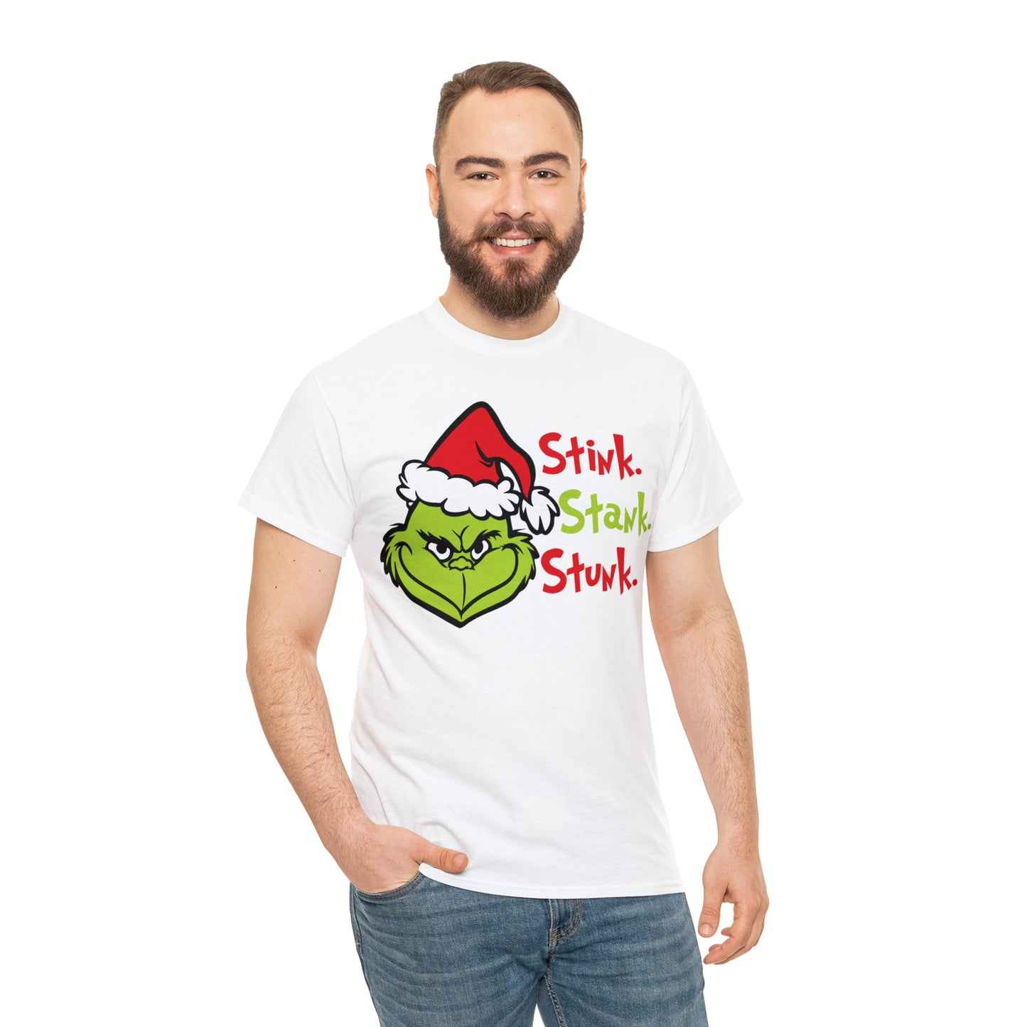 Grinch Stink Stank Stunk Christmas Short Sleeve Tee