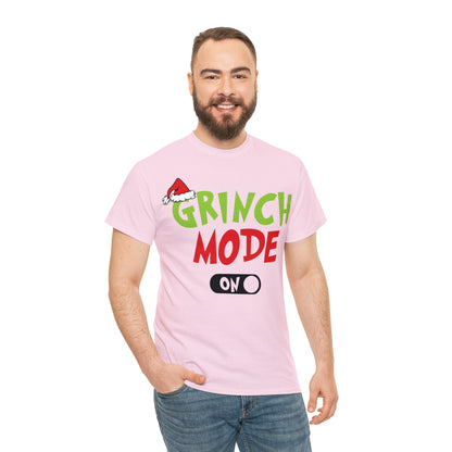 Grinch Mode On Christmas Short Sleeve Tee