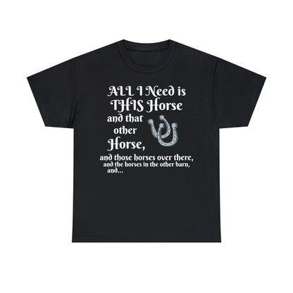All the horses shirt Unisex Heavy Cotton Tee