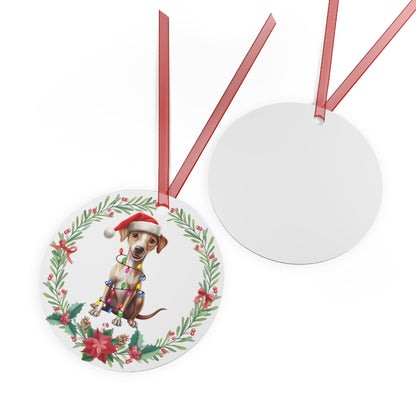 Italian Greyhound Dog in Lights Ornament