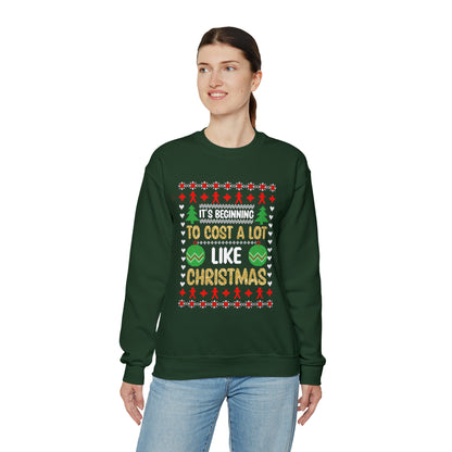 It's Beginning To Cost a Lot Like Christmas Ugly Sweater Sweatshirt