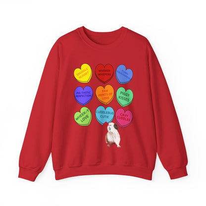 Guinea Pig Sweethearts Valentine Sweatshirt