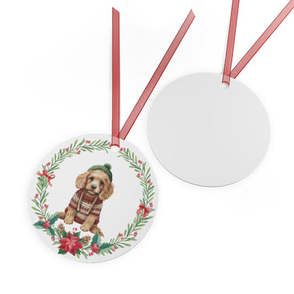 Cocker Spaniel Dog in Sweater Ornament Design 2