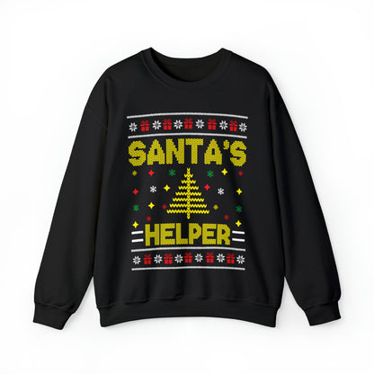 Santa's Helper Christmas Ugly Sweater Sweatshirt