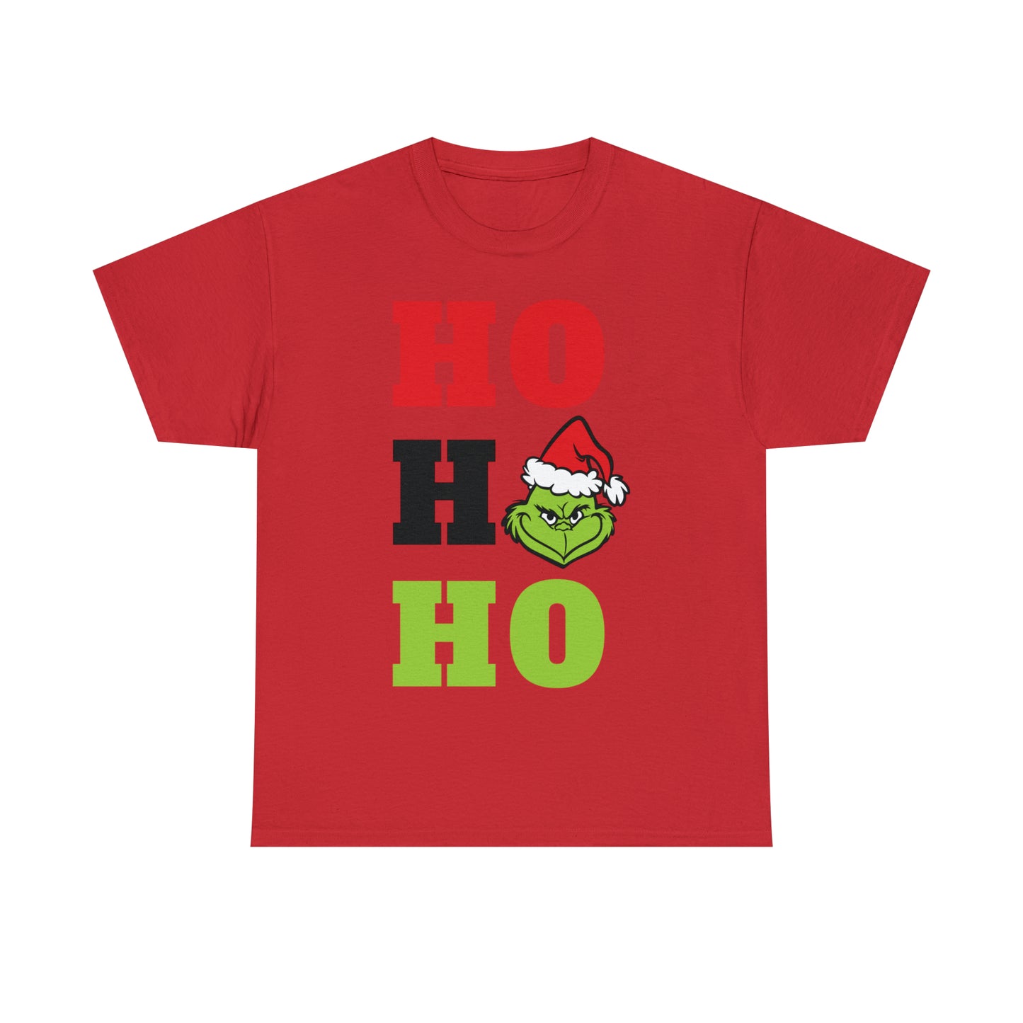 Grinch Ho Ho Ho Christmas Short Sleeve Tee