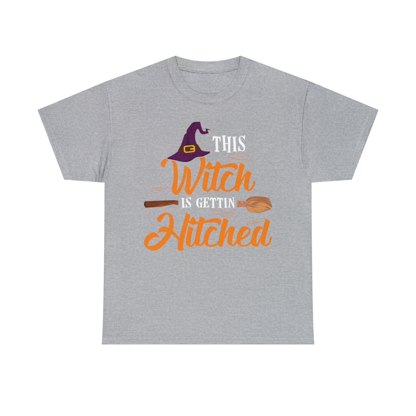 This Witch Is Getting Hitched Wedding Halloween Short Sleeve Tee