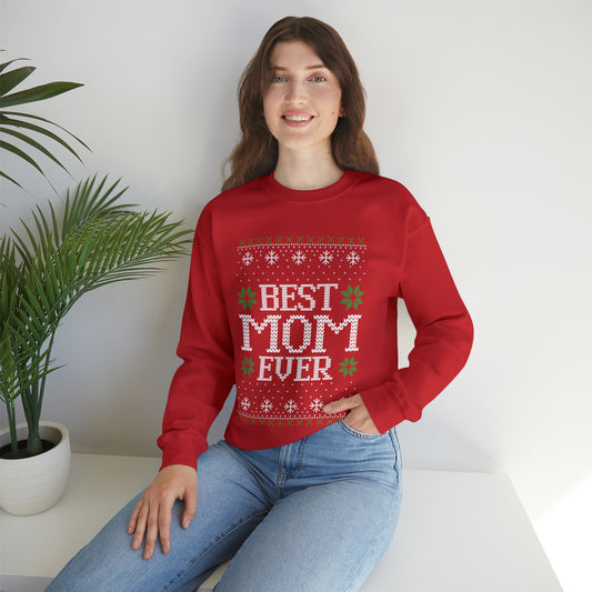 Best Mom Ever Christmas Ugly Sweater Sweatshirt