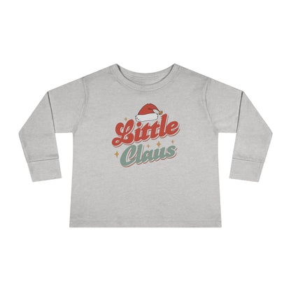 Little Brother/Sister Claus Family Christmas Toddler Long Sleeve Tee