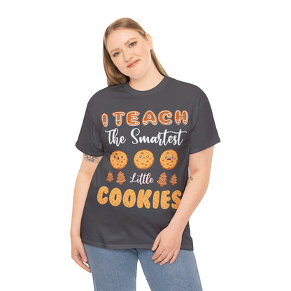 I Teach The Smartest Little Cookies Christmas Short Sleeve Tee