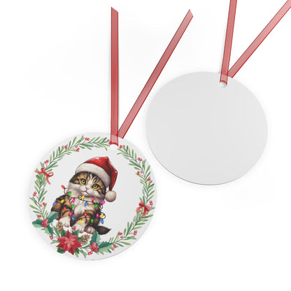 Pixie-Bob Cat in Lights Ornament