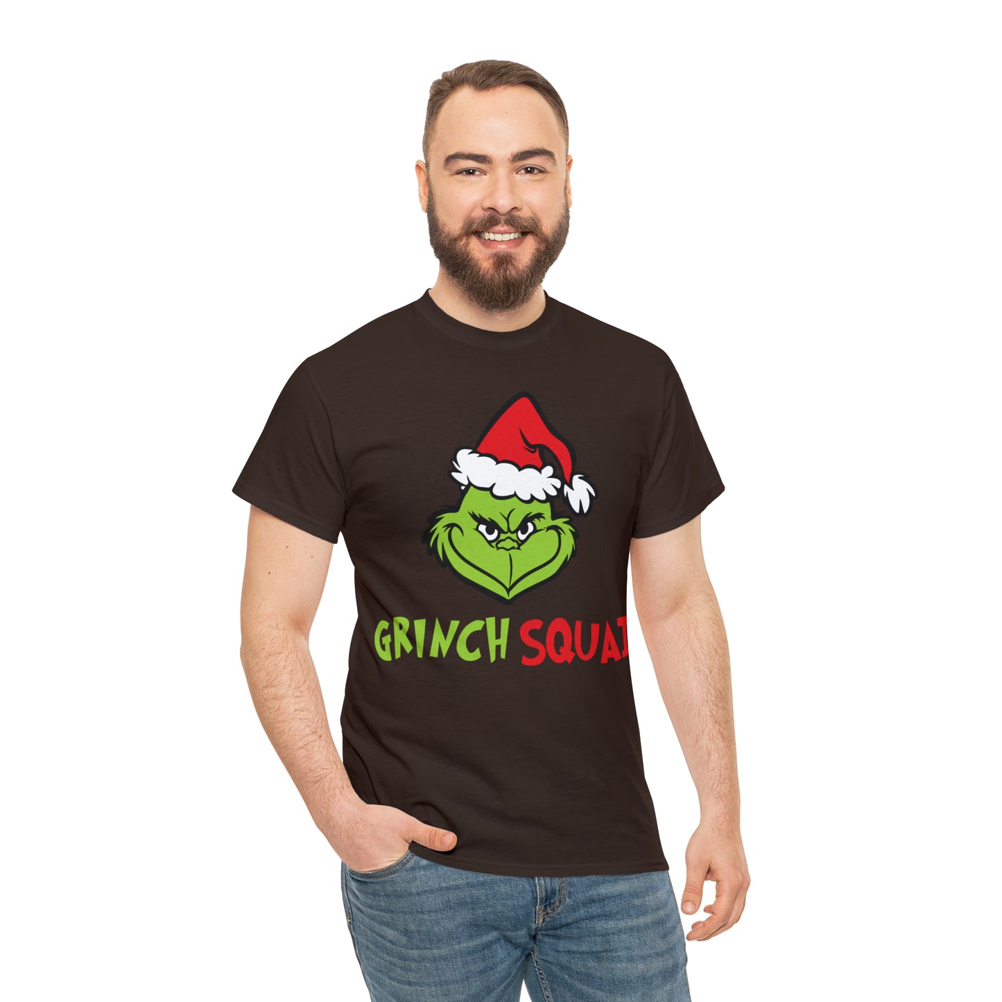 Grinch Squad Christmas Short Sleeve Tee