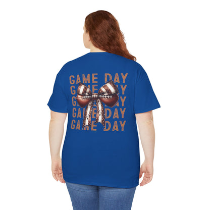 Football Game Day Coquette Bows T-Shirt