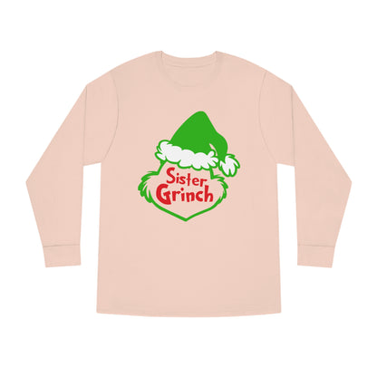 Sister Grinch Christmas Long Sleeve T-Shirt