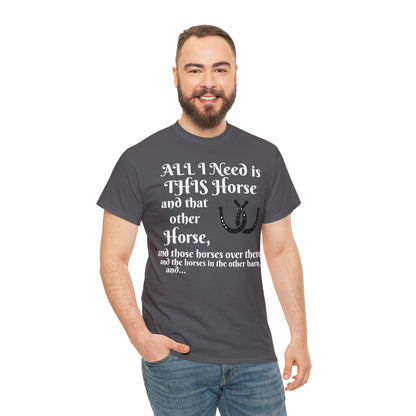 All the horses shirt Unisex Heavy Cotton Tee