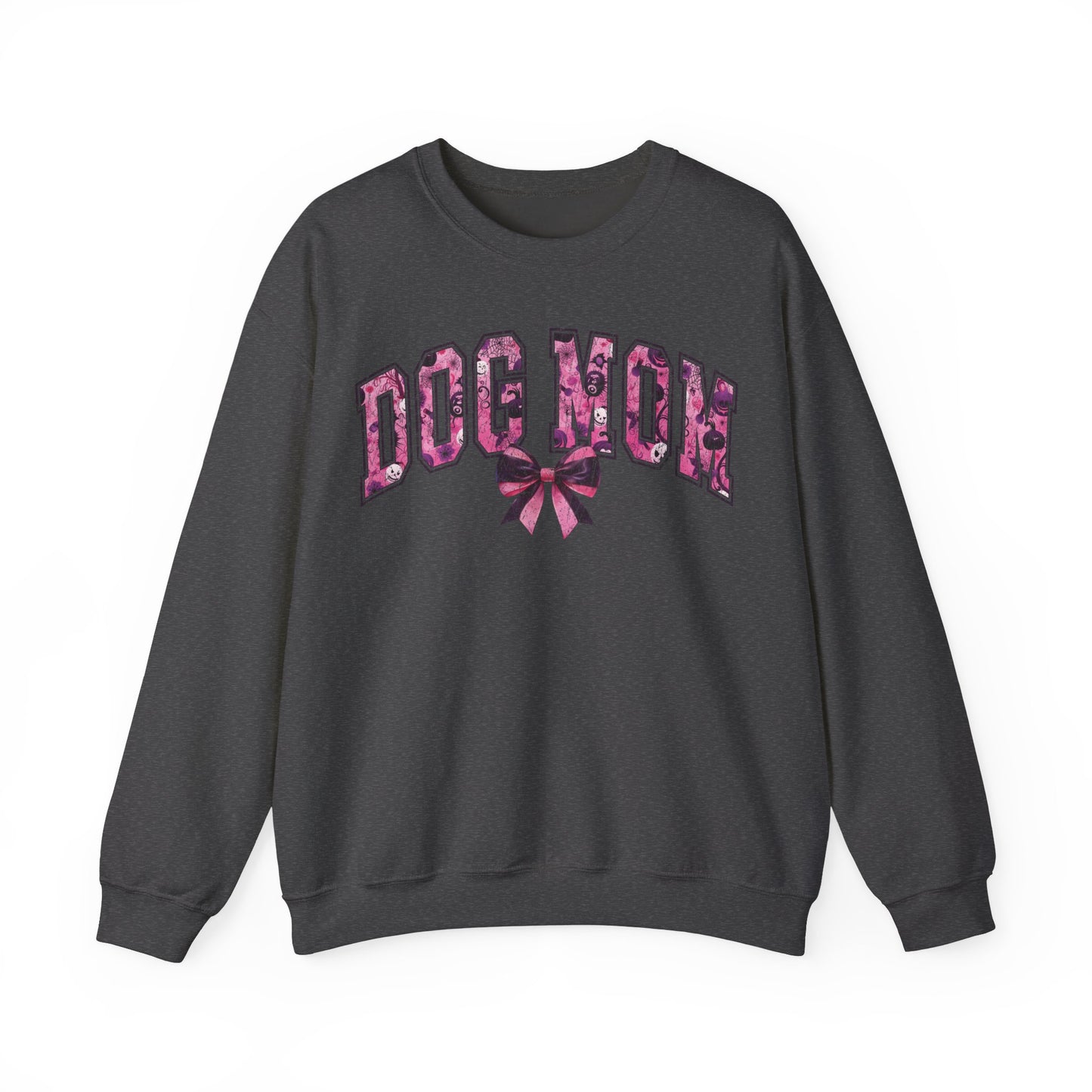 Halloween Pink Dog Mom Sweatshirt