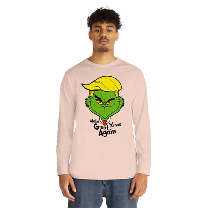 Make Xmas Great Again Grinch Christmas Long Sleeve T-Shirt