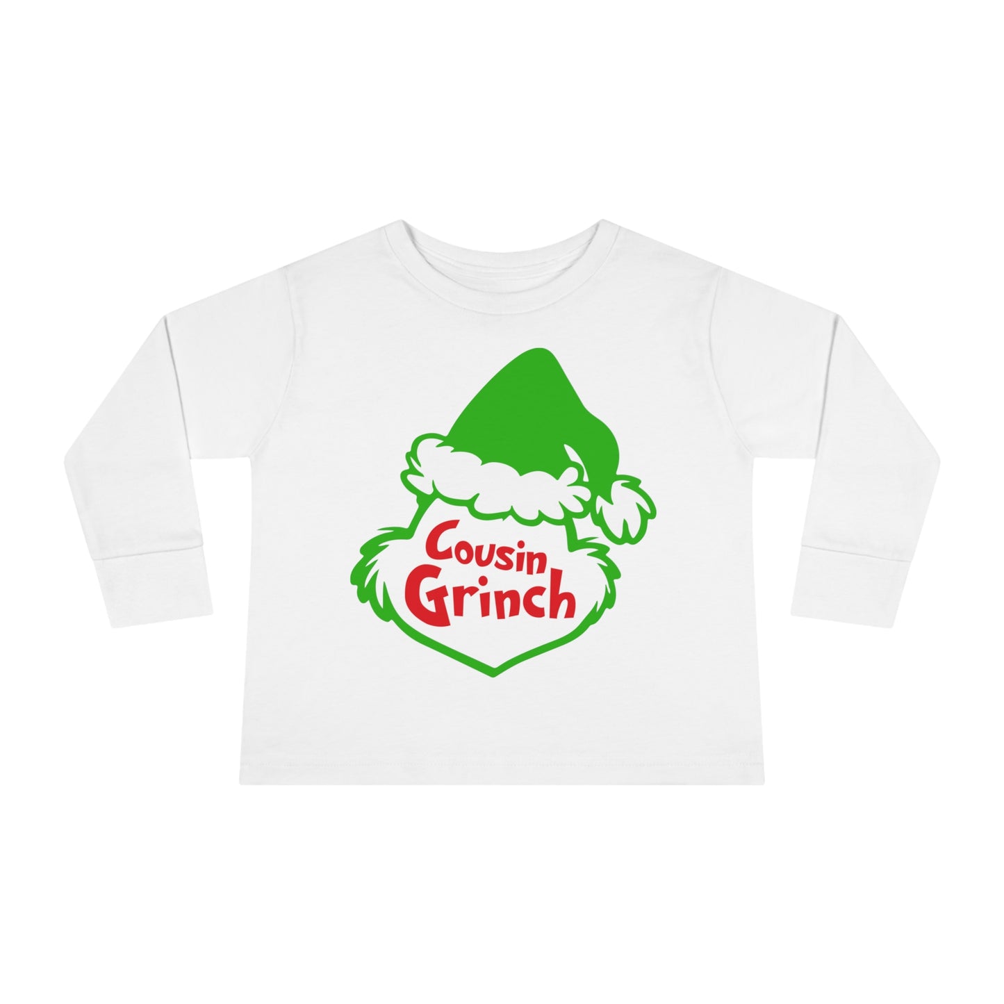 Cousin Grinch Christmas Toddler Long Sleeve Tee