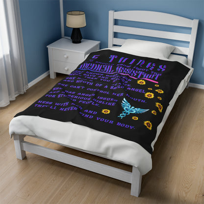 5 Things You Should Know Medical Assistant Design 2 Plush Blanket