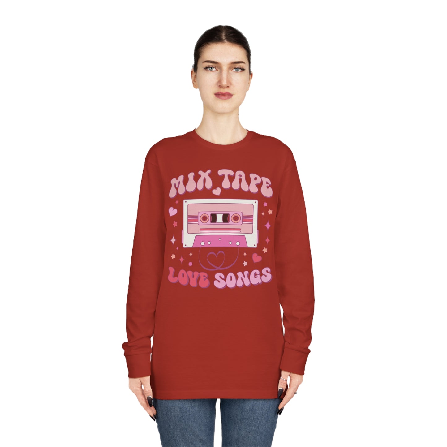 Mix Tape Love Songs Valentine Long Sleeve T-shirt