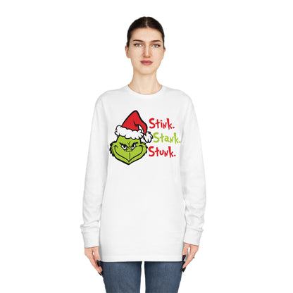 Grinch Stink Stank Stunk Christmas Long Sleeve T-Shirt