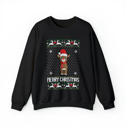 Merry Christmas Rudolph Ugly Christmas Sweater Sweatshirt