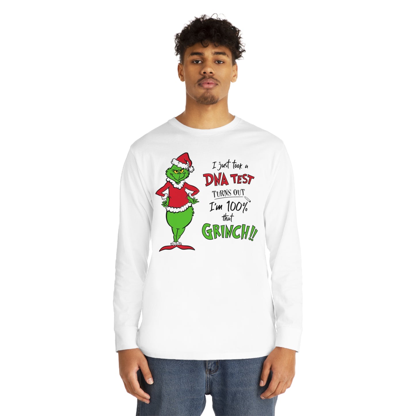 100% That Grinch Christmas Long Sleeve T-Shirt