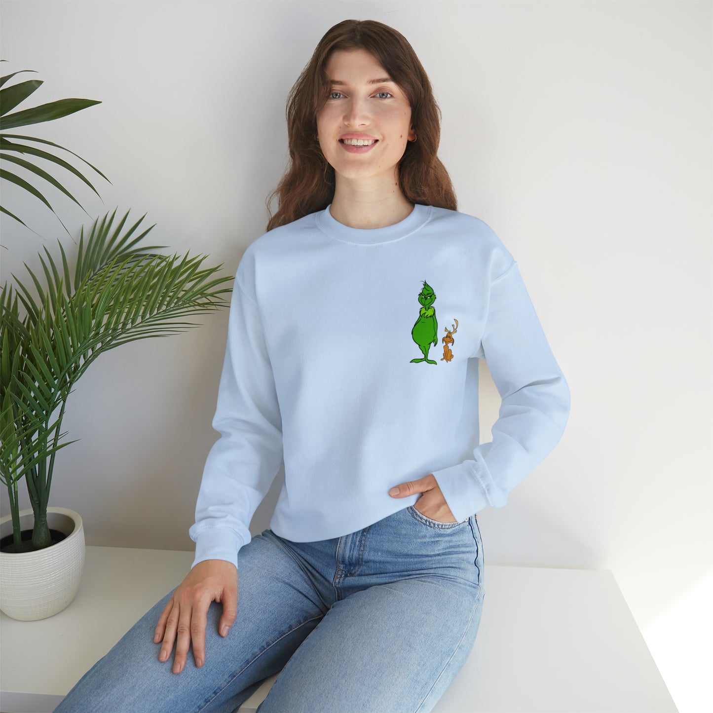 Grinch Maybe Christmas Tree Christmas Sweatshirt