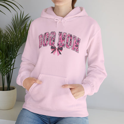 Halloween Pink Dog Mom Pullover Hoodie