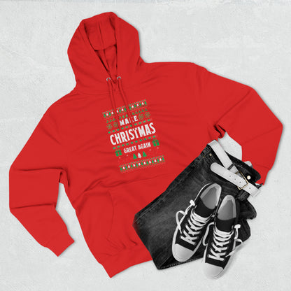 Make Christmas Great Again Christmas Ugly Sweater Pullover Hoodie