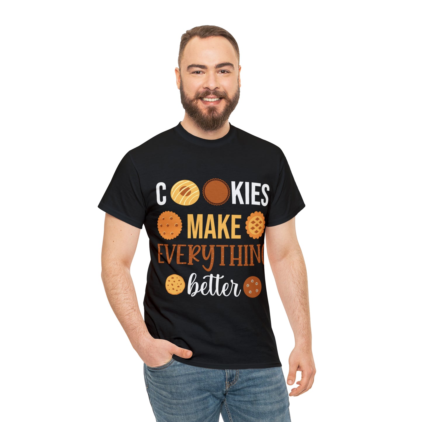 Cookies Make Everything Better Christmas Short Sleeve Tee