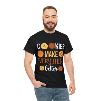 Cookies Make Everything Better Christmas Short Sleeve Tee