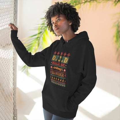 O.C.D. Obsessive Christmas Disorder Ugly Sweater Pullover Hoodie