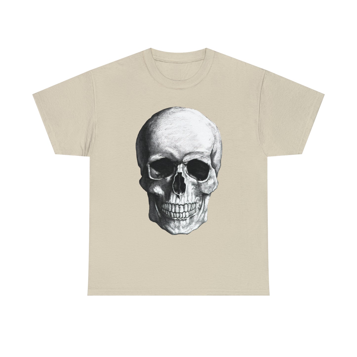 Large Skull Halloween Short Sleeve Tee