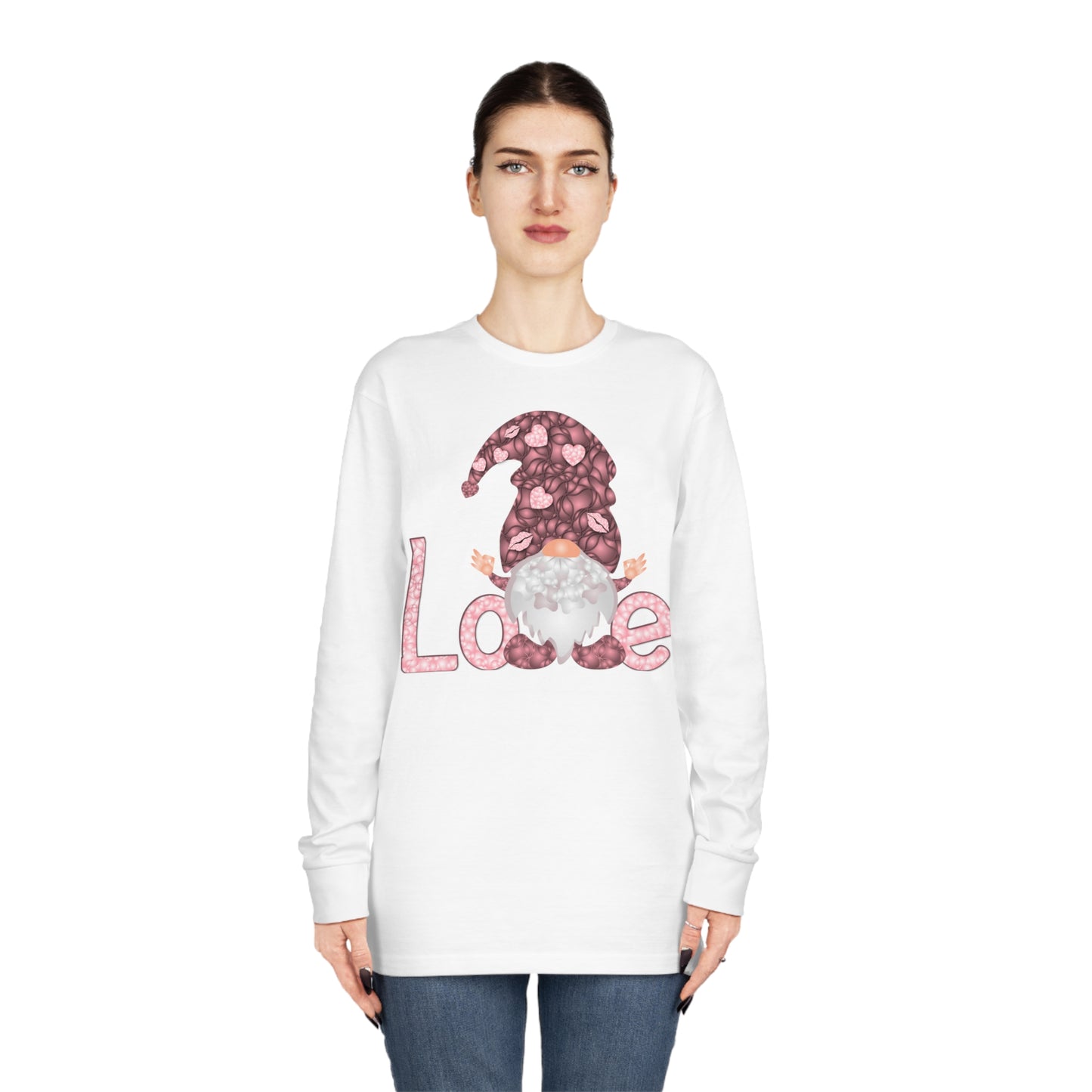 Love Gnome Valentine Long Sleeve T-shirt