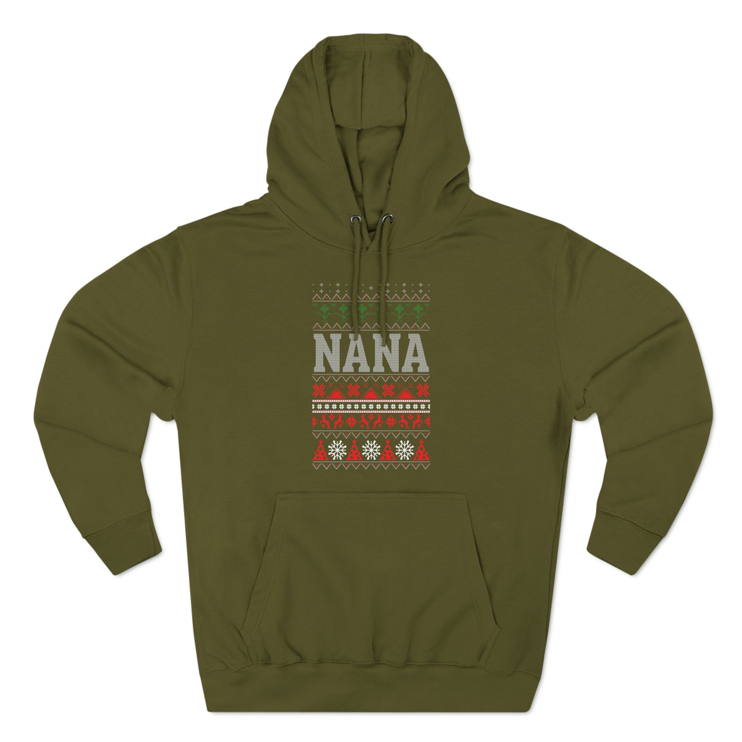 Nana Christmas Ugly Sweater Pullover Hoodie