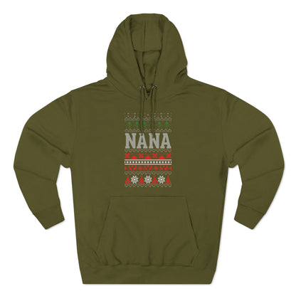 Nana Christmas Ugly Sweater Pullover Hoodie