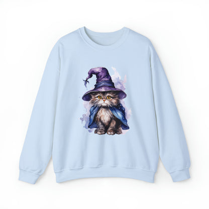 Witch Wizard Cat Halloween Sweatshirt