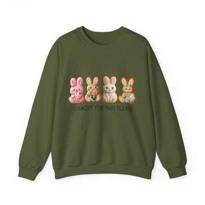 Easter Cookies For Two Pregnancy Sweatshirt