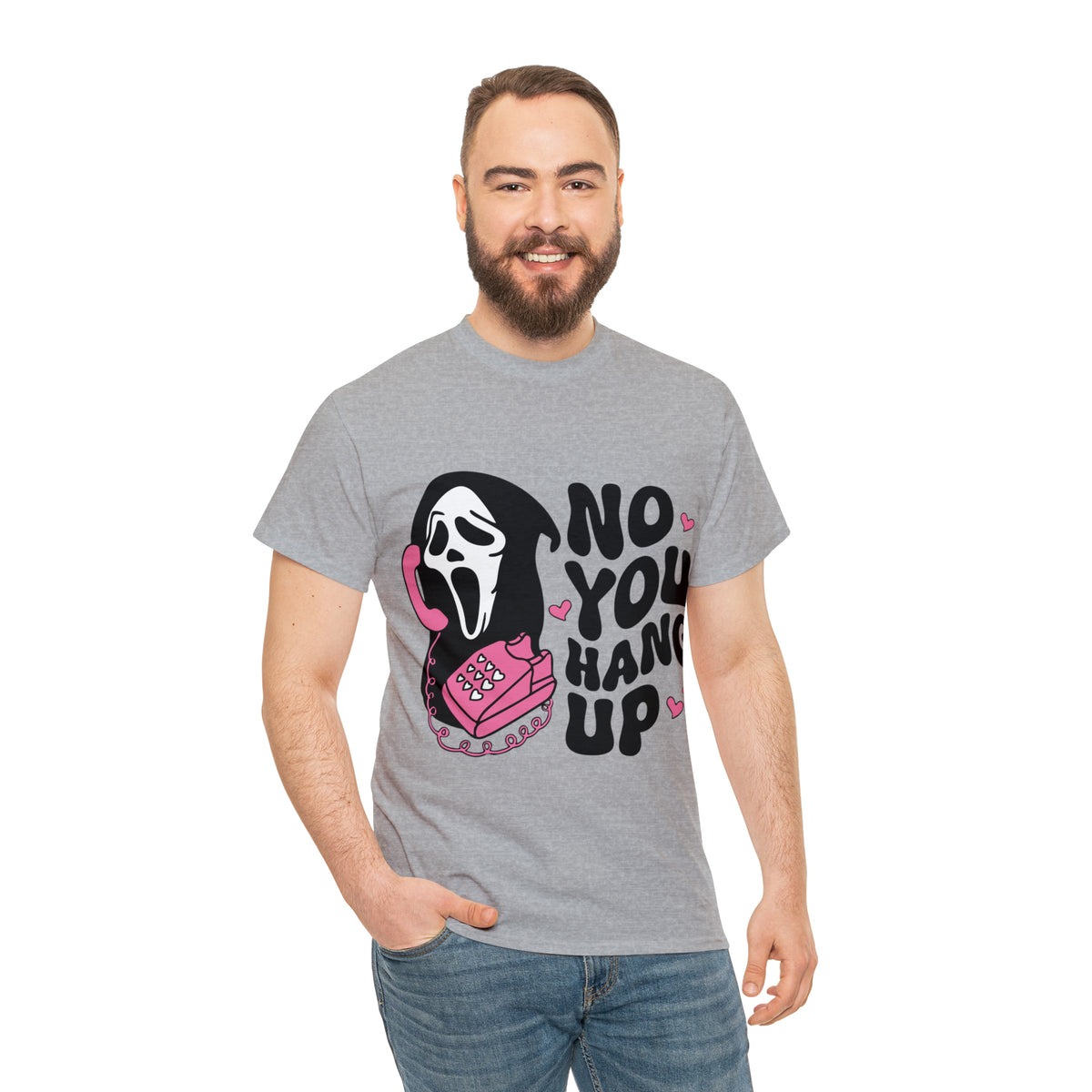 Cute Halloween Grim Reeper Shirt No You Hang Up TShirt Scream Tee