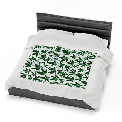 Marijuana Leaf Blanket