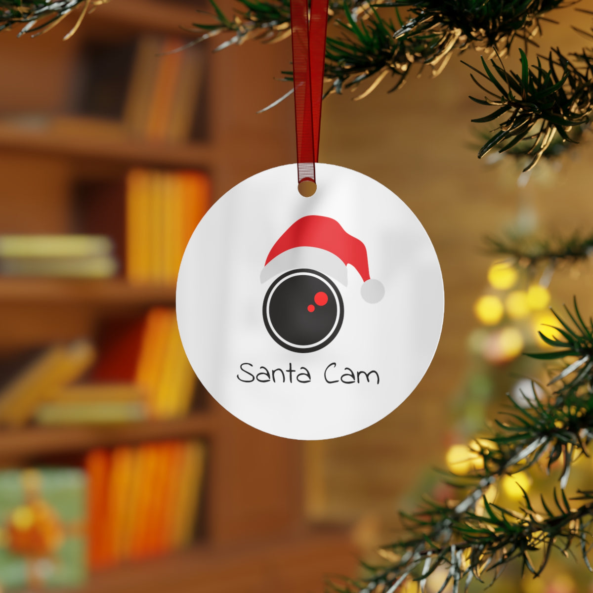 Santa Cam Camera Ornament