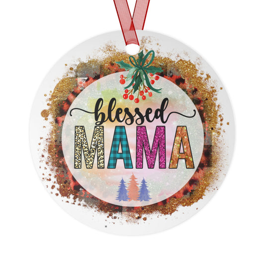 Multicolor Blessed Mama Ornament